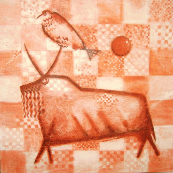 100X100 cm Annana No5 Drawing 2010
