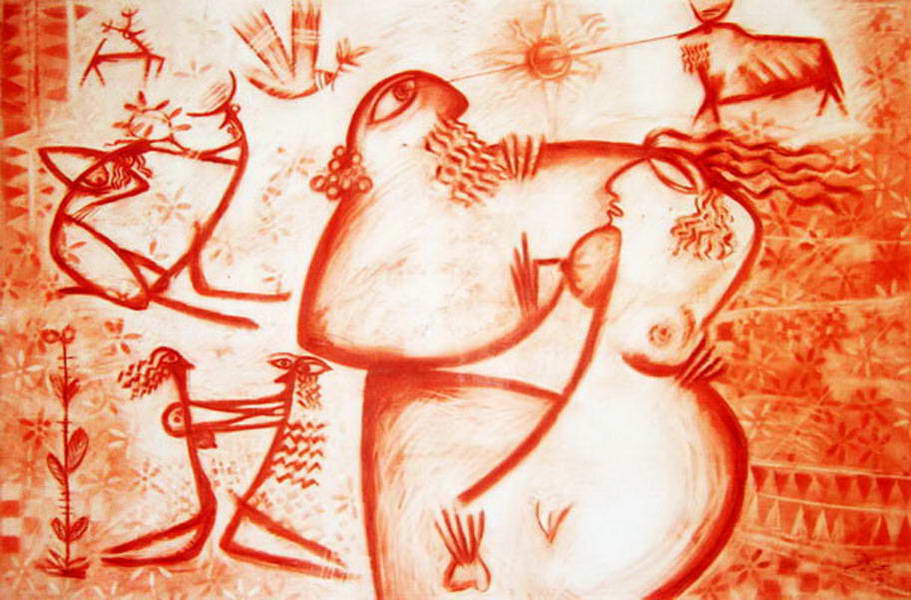 150X100 cm Annana No3 Drawing 2010