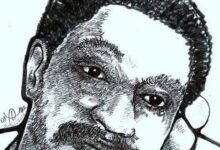 بورتريه للفنان علي الهادي